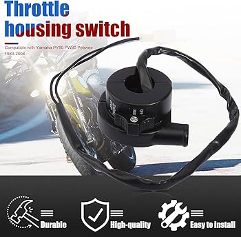 Amazon.com: YOFMOO PW80 Throttle Housing Start Kill Switch Control Amazon.com: YOFMOO PW80 Throttle Housing Start Kill Switch Control